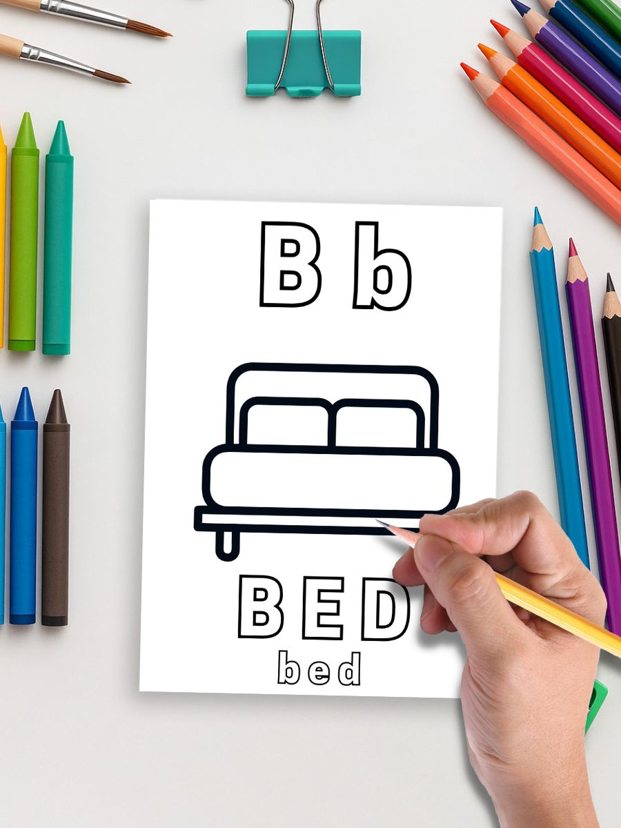 78 Preschool Alphabet Coloring Pages 5 78 Preschool Alphabet Coloring Pages - Image 5