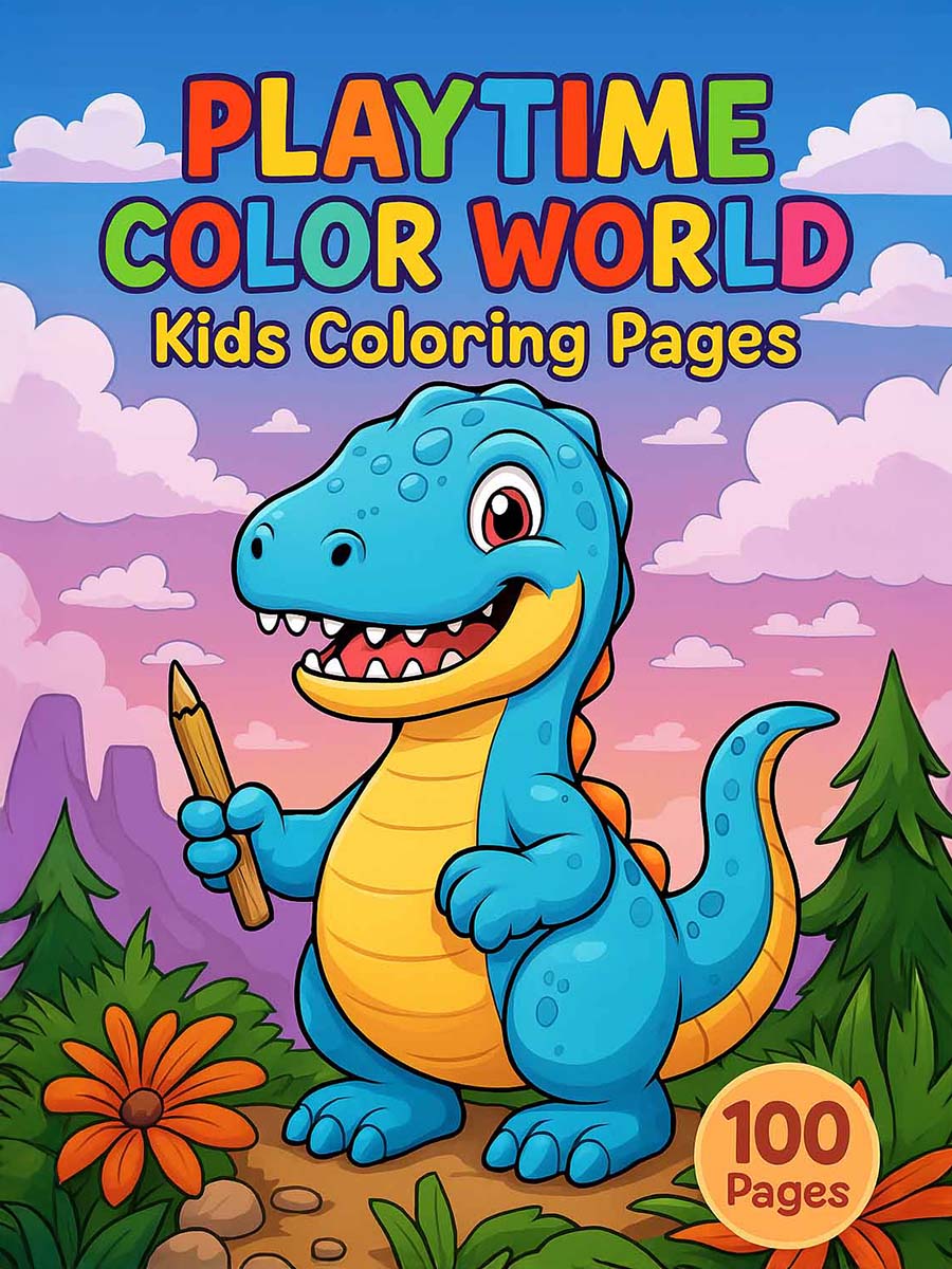 Playtime Color World - 100 Kids Coloring Pages 1 Playtime Color World - 100 Kids Coloring Pages