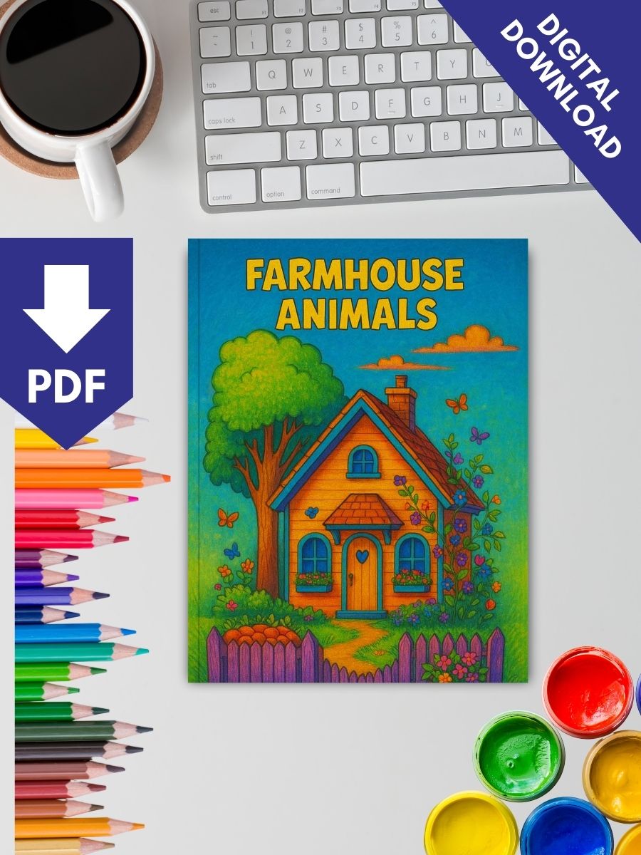 My First Farmhouse Animals (12 Pages) 2 My First Farmhouse Animals (12 Pages) - Image 2