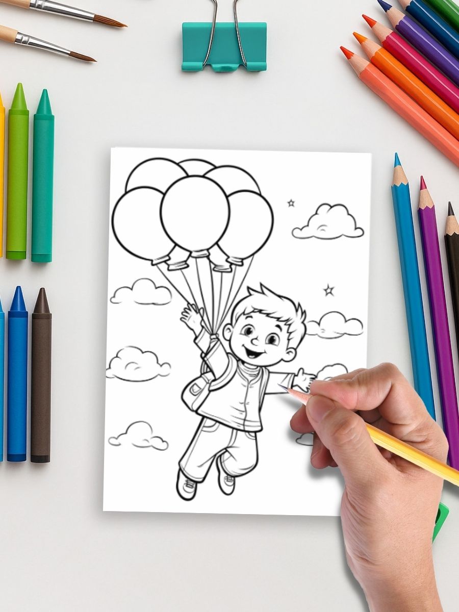 Color & Giggle Adventures - 100 Kids Coloring Pages 5 Color & Giggle Adventures - 100 Kids Coloring Pages - Image 5