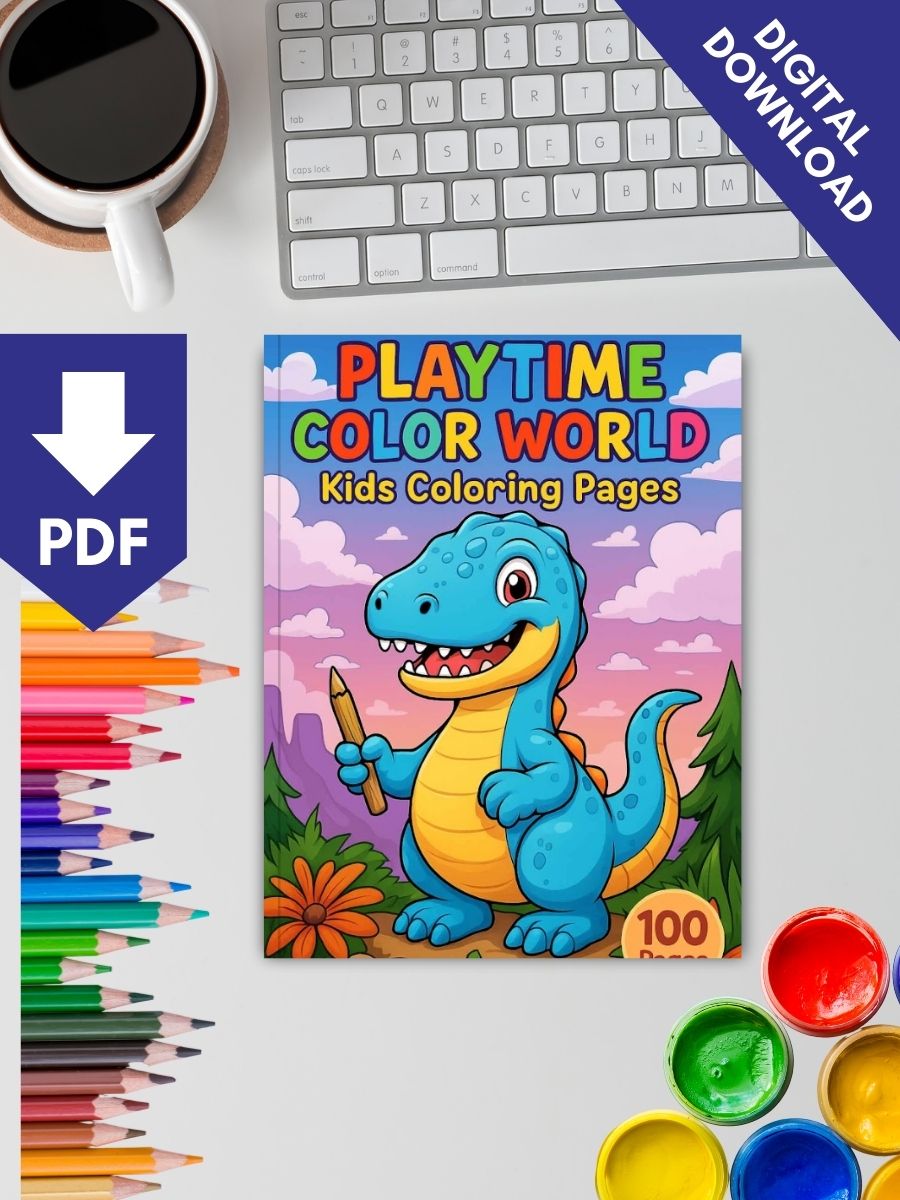 Playtime Color World - 100 Kids Coloring Pages 2 Playtime Color World - 100 Kids Coloring Pages - Image 2