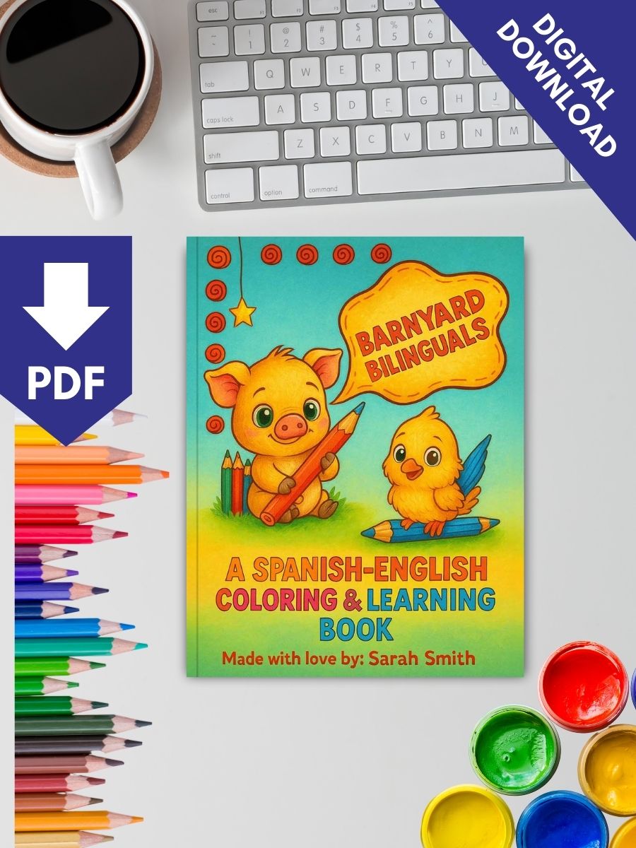 Barnyard Bilinguals Coloring and Learning Book 2 Barnyard Bilinguals Coloring and Learning Book - Image 2
