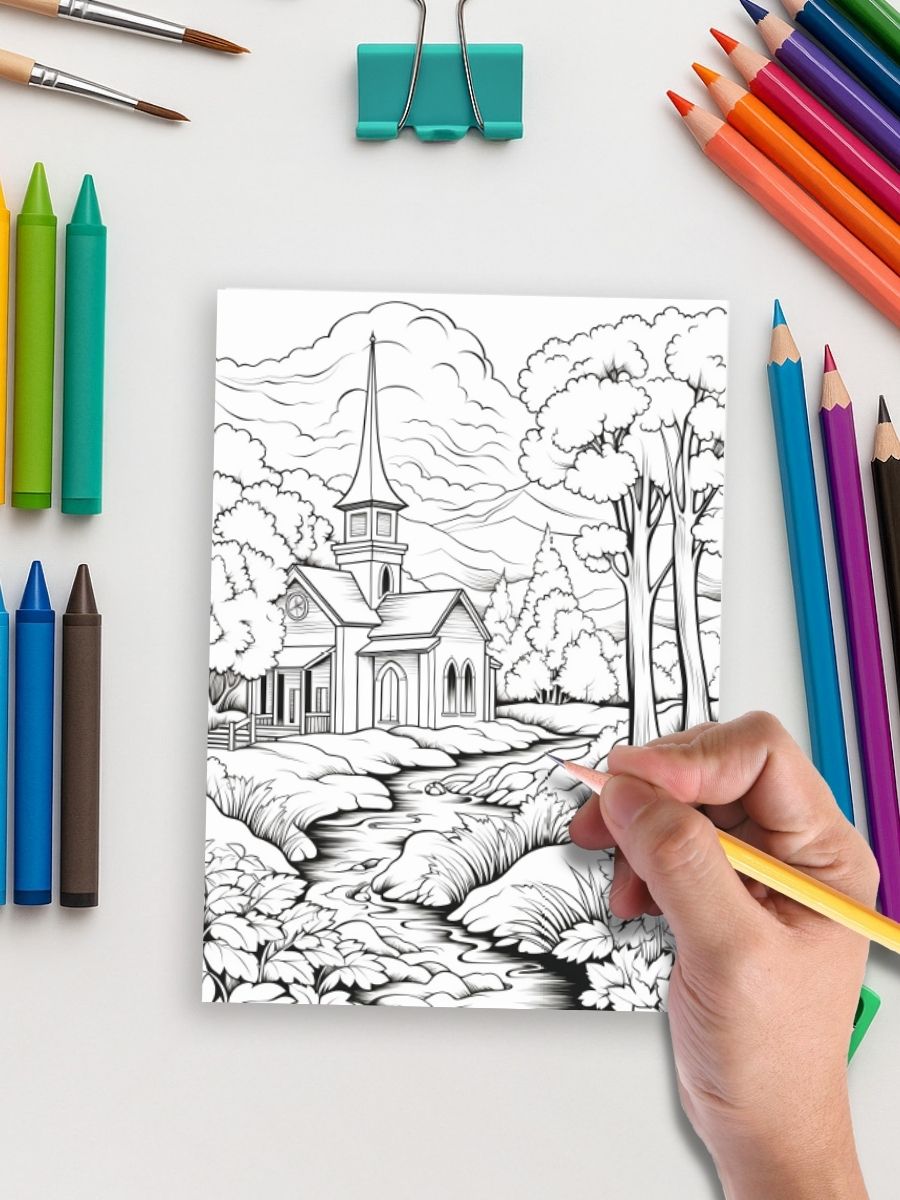 Autumn Dreams – 110 Seasonal Adult Coloring Pages 5 Autumn Dreams – 110 Seasonal Adult Coloring Pages - Image 5