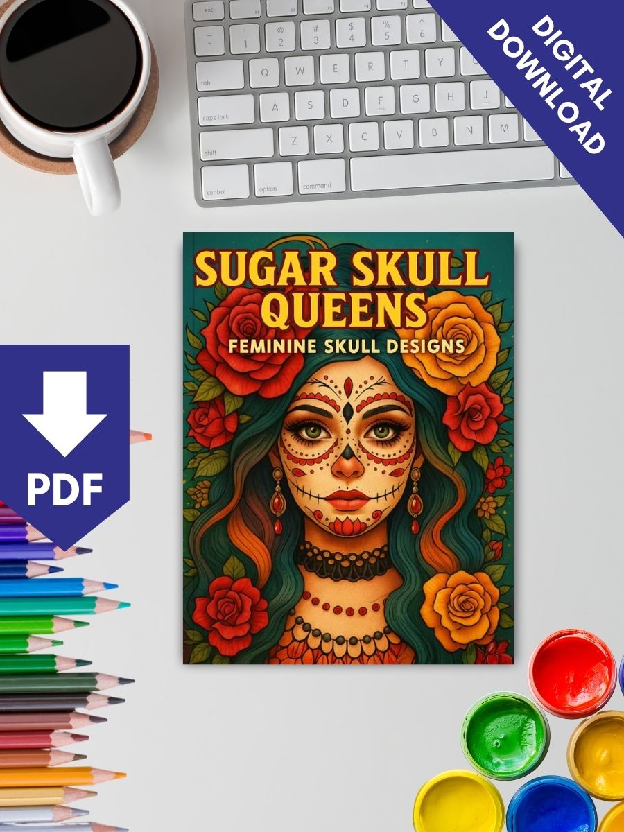 Sugar Skull Queens – 50 Feminine Skull Designs 2 Sugar Skull Queens – 50 Feminine Skull Designs - Image 2