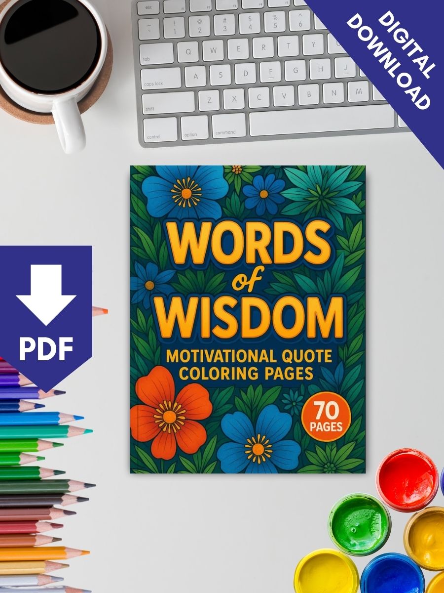 Words of Wisdom – 70 Motivational Quote Pages 2 Words of Wisdom – 70 Motivational Quote Pages - Image 2