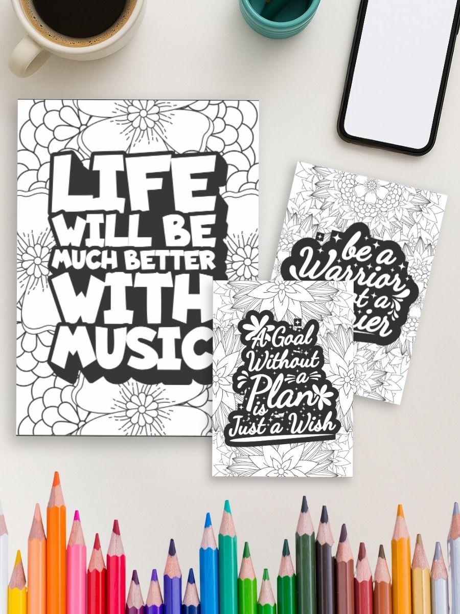 Words of Wisdom – 70 Motivational Quote Pages 4 Words of Wisdom – 70 Motivational Quote Pages - Image 4