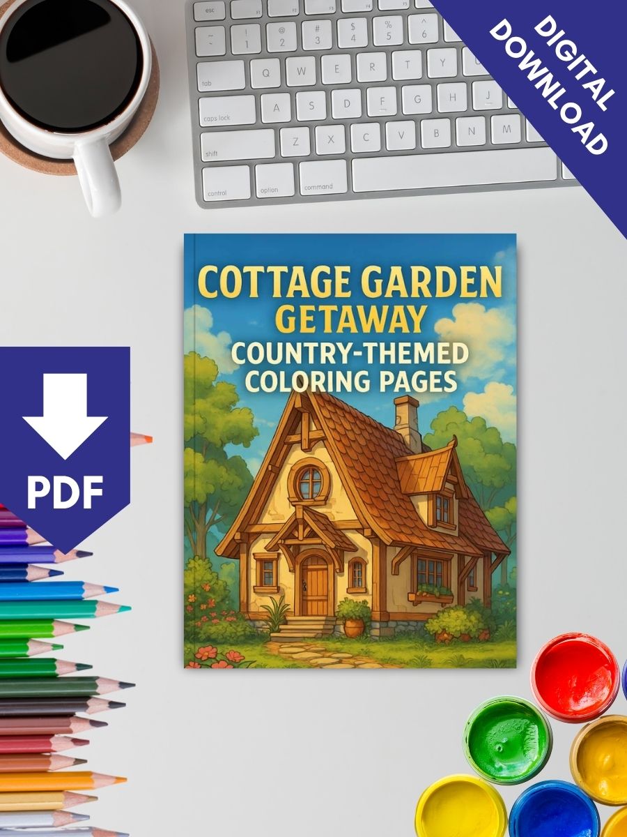 Cottage Garden Getaway – 340 Country-Themed Pages 2 Cottage Garden Getaway – 340 Country-Themed Pages - Image 2