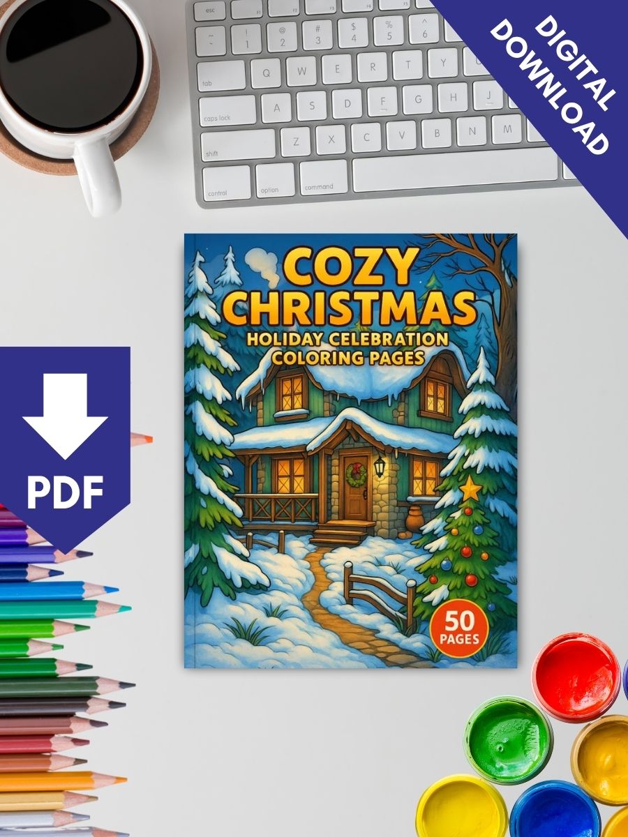 Cozy Christmas – 50 Holiday Celebration Pages 2 Cozy Christmas – 50 Holiday Celebration Pages - Image 2