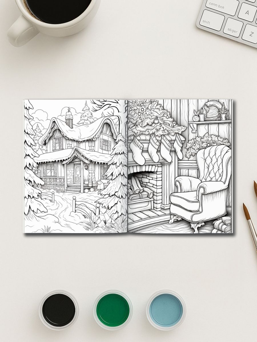 Cozy Christmas – 50 Holiday Celebration Pages 3 Cozy Christmas – 50 Holiday Celebration Pages - Image 3