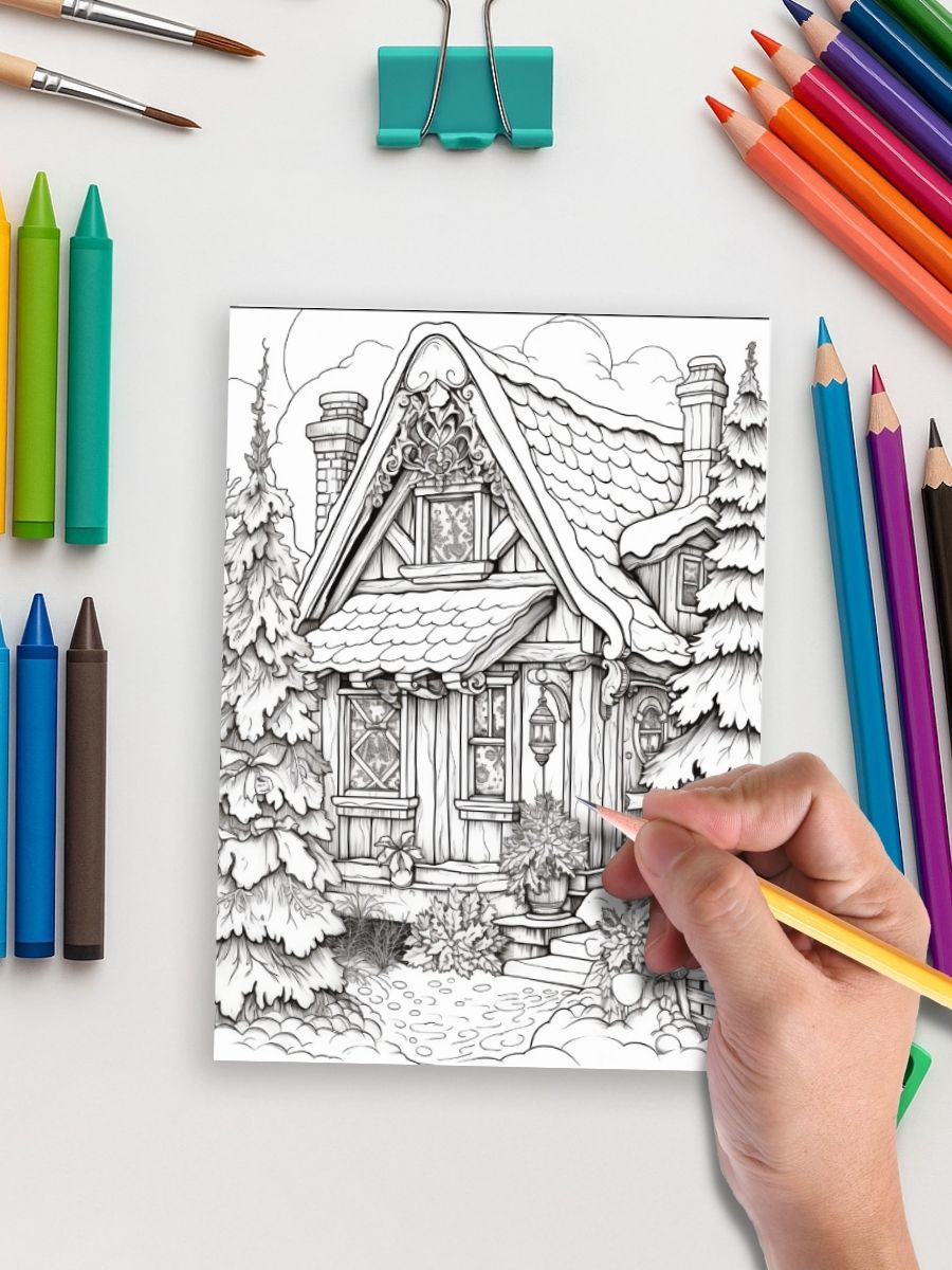 Cozy Christmas – 50 Holiday Celebration Pages 5 Cozy Christmas – 50 Holiday Celebration Pages - Image 5