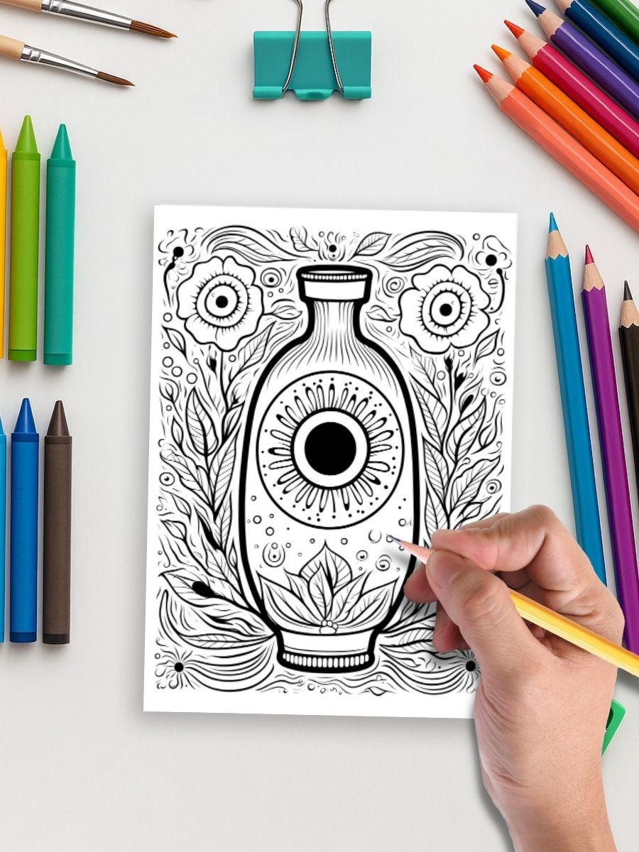 Boho Expressions – 47 Whimsical Art Pages 5 Boho Expressions – 47 Whimsical Art Pages - Image 5