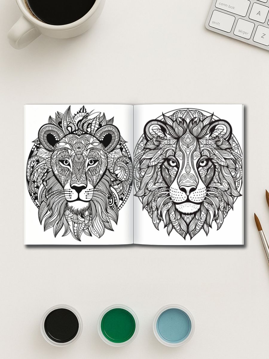 Mandala Animal Spirits – 50 Decorative Animal Pages 3 Mandala Animal Spirits – 50 Decorative Animal Pages - Image 3