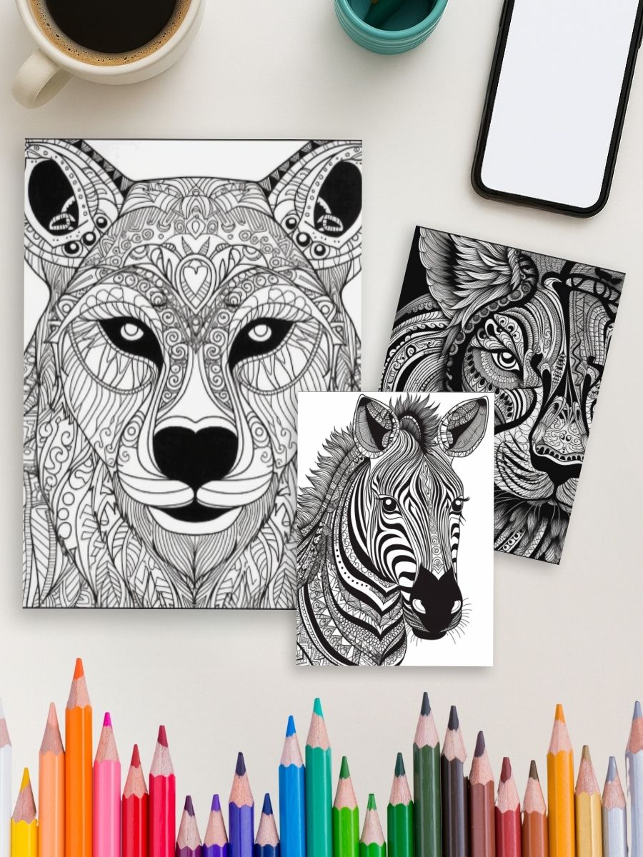 Mandala Animal Spirits – 50 Decorative Animal Pages 4 Mandala Animal Spirits – 50 Decorative Animal Pages - Image 4