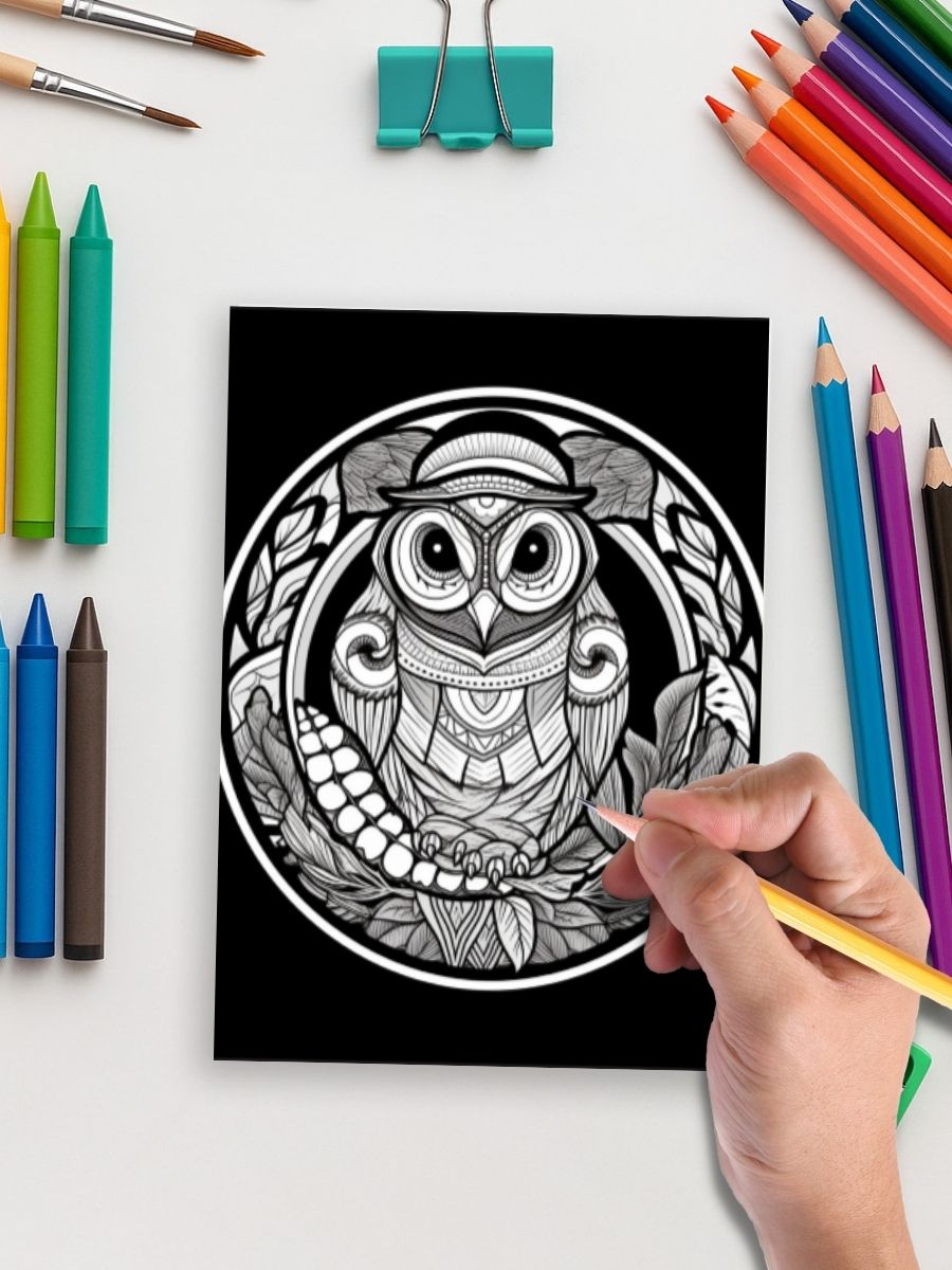 Mandala Animal Spirits – 50 Decorative Animal Pages 5 Mandala Animal Spirits – 50 Decorative Animal Pages - Image 5
