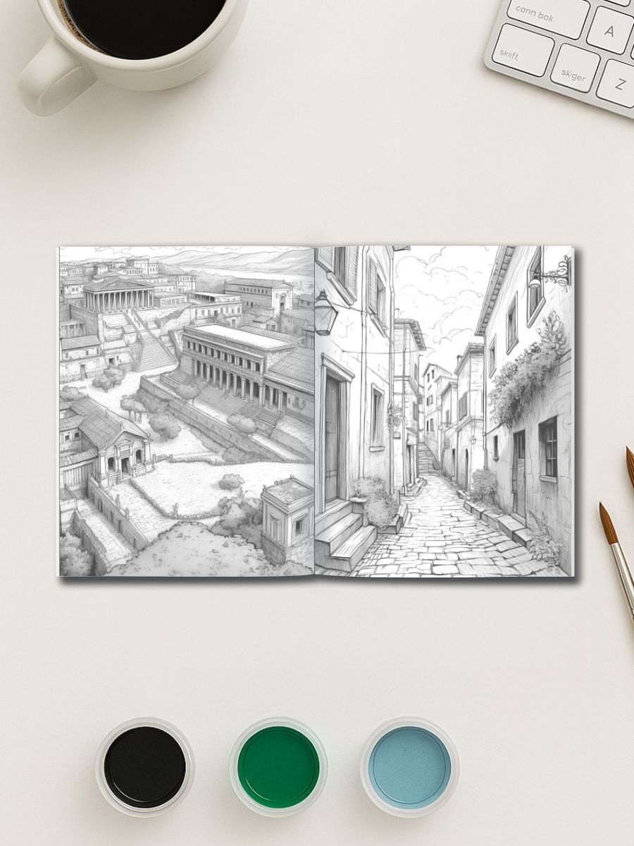 Built to Inspire – 1100+ Architectural Coloring Page Mega Bundle 3 Built to Inspire – 1100+ Architectural Coloring Page Mega Bundle - Image 3