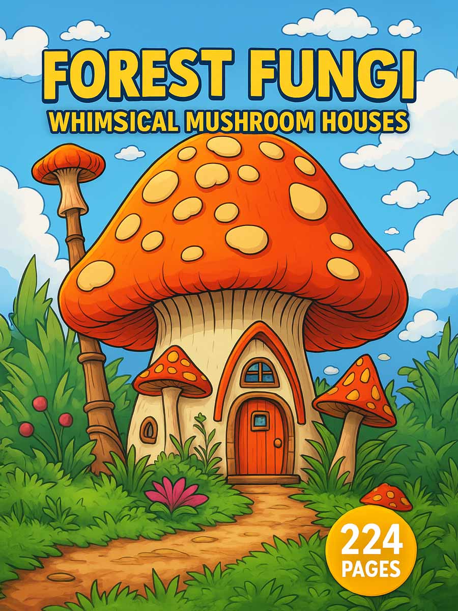 Forest Fungi – 224 Whimsical Mushroom Houses 1 Forest Fungi – 224 Whimsical Mushroom Houses