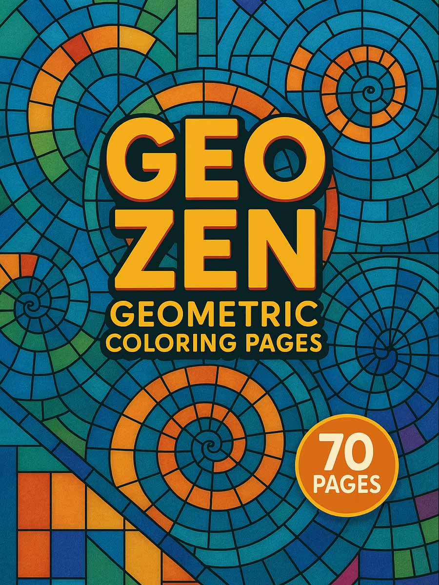 Geo Zen – 70 Geometric Coloring Designs 1 Geo Zen – 70 Geometric Coloring Designs