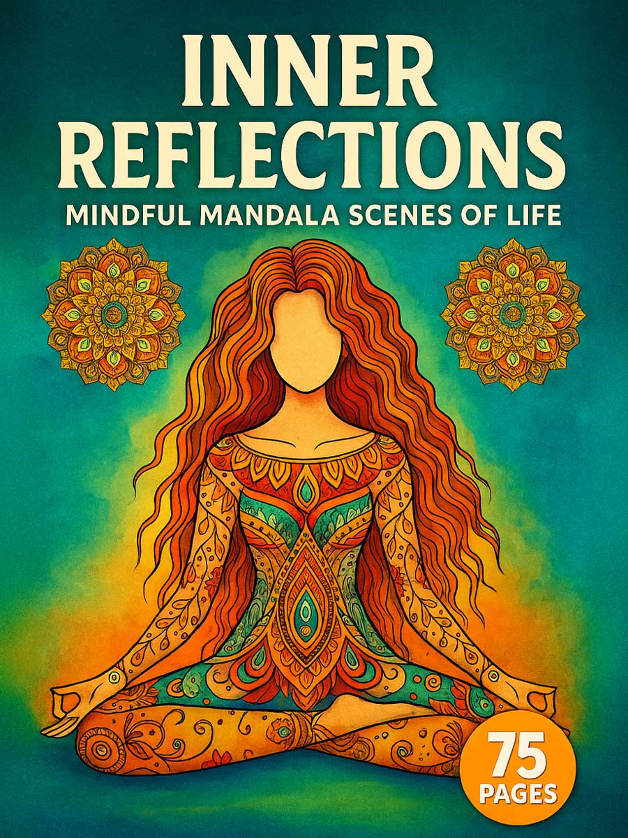 Inner Reflections – 75 Mindful Mandala Scenes of Life 1 Inner Reflections – 75 Mindful Mandala Scenes of Life