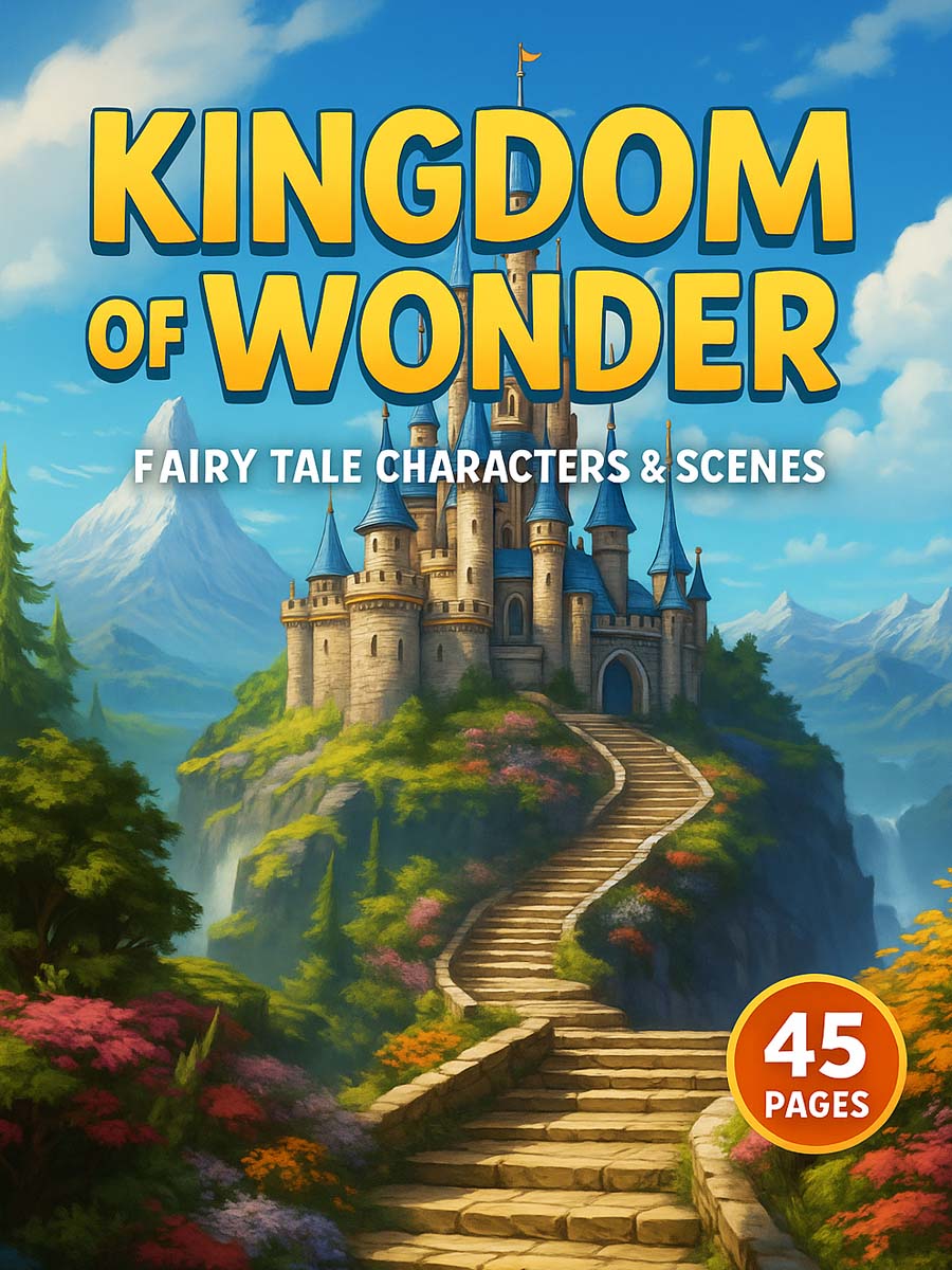 Kingdom of Wonder – 45 Fairy Tale Characters & Scenes 1 Kingdom of Wonder – 45 Fairy Tale Characters & Scenes