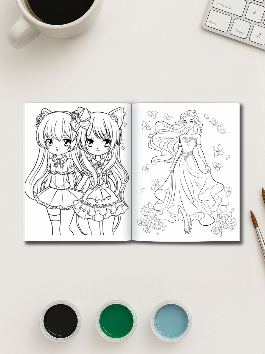 Princess Power – 500 Girls & Teens Coloring Pages 3 Princess Power – 500 Girls & Teens Coloring Pages - Image 3