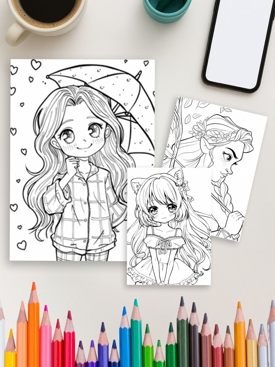 Princess Power – 500 Girls & Teens Coloring Pages 4 Princess Power – 500 Girls & Teens Coloring Pages - Image 4