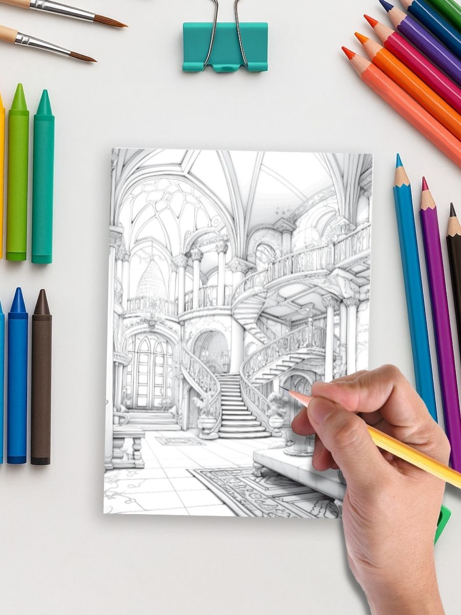 Fantasia Rooms – 50 Fantasy Interior Design Pages 5 Fantasia Rooms – 50 Fantasy Interior Design Pages - Image 5