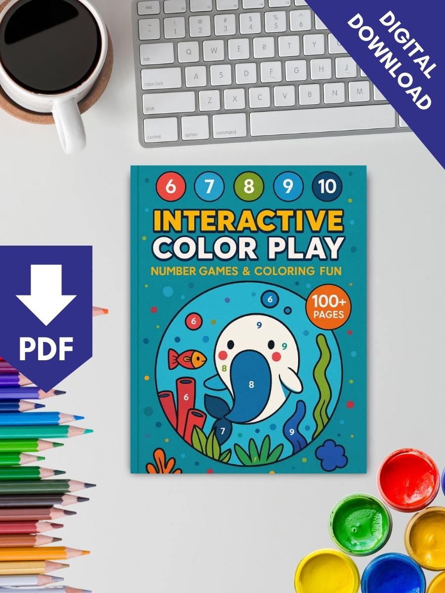 Interactive Color Play – Number Games & Activities to Color 2 Interactive Color Play – Number Games & Activities to Color - Image 2