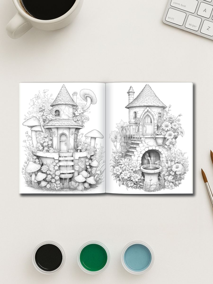 Wishes & Wells – 50 Magical Wishing Well Pages 3 Wishes & Wells – 50 Magical Wishing Well Pages - Image 3