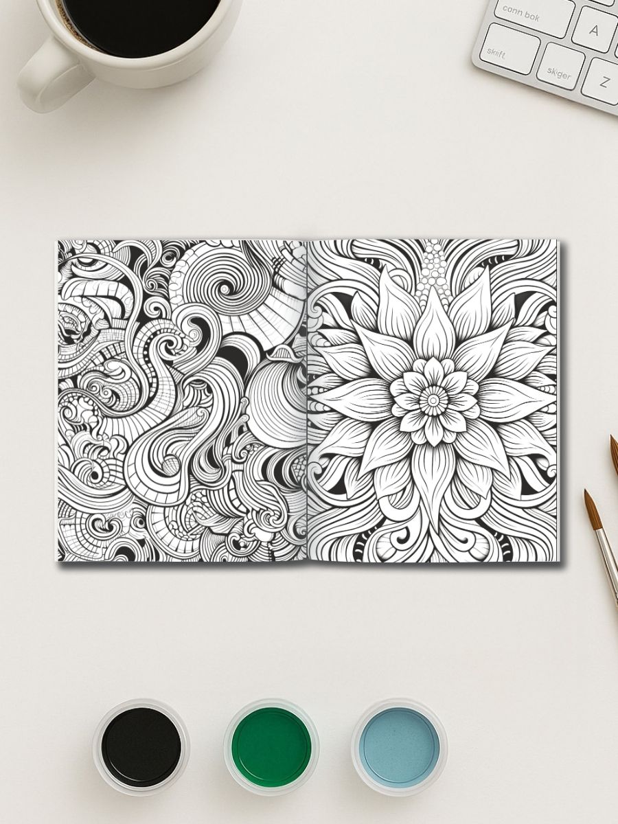 Pattern Parade – 50 Fun & Relaxing Coloring Patterns 3 Pattern Parade – 50 Fun & Relaxing Coloring Patterns - Image 3