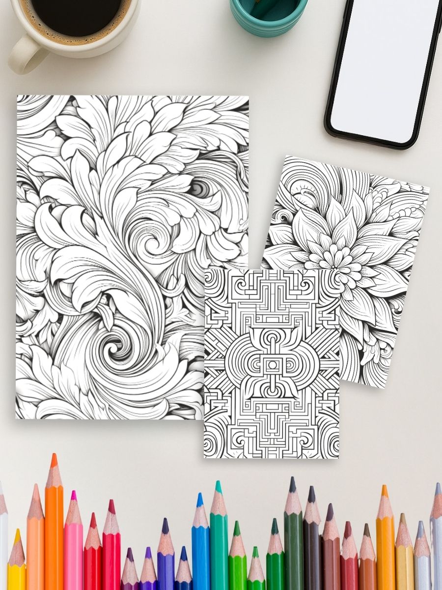 Pattern Parade – 50 Fun & Relaxing Coloring Patterns 4 Pattern Parade – 50 Fun & Relaxing Coloring Patterns - Image 4