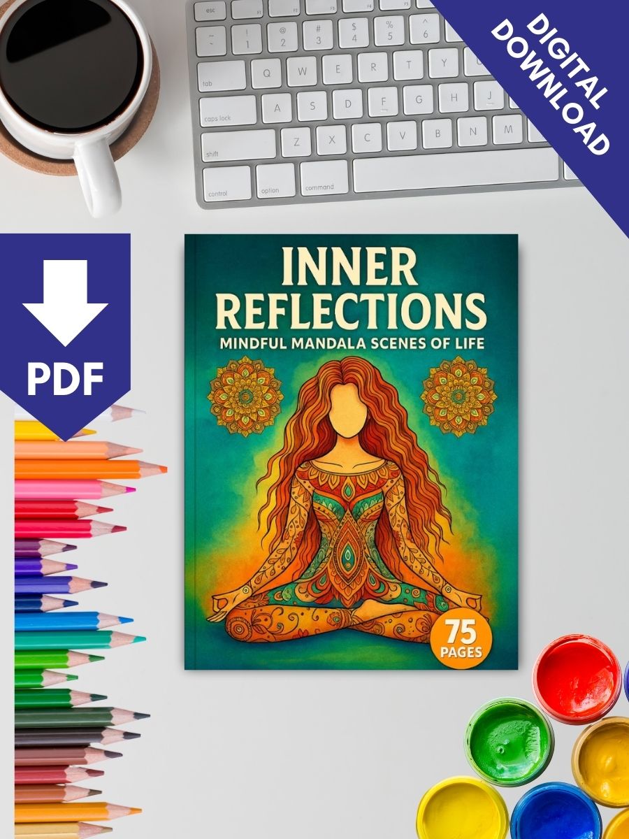 Inner Reflections – 75 Mindful Mandala Scenes of Life 2 Inner Reflections – 75 Mindful Mandala Scenes of Life - Image 2