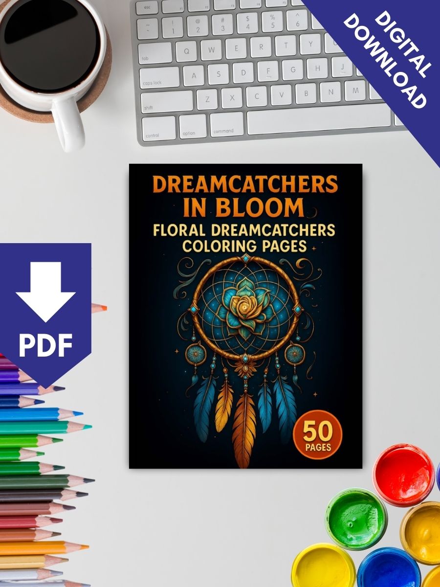 Dreamcatchers in Bloom – 50 Floral Dream Designs 2 Dreamcatchers in Bloom – 50 Floral Dream Designs - Image 2