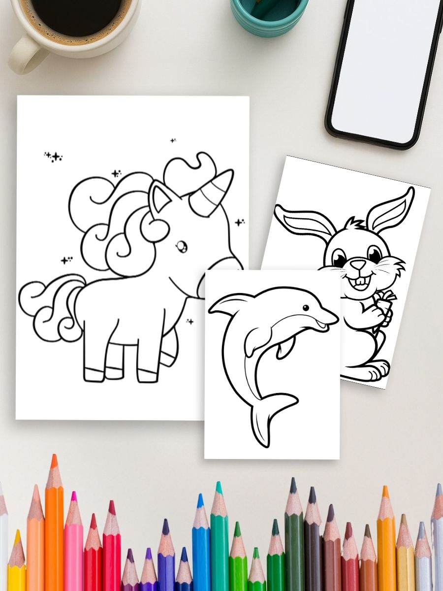Animal Friends Forever – 65 Cute Coloring Pages for Kids 4 Animal Friends Forever – 65 Cute Coloring Pages for Kids - Image 4