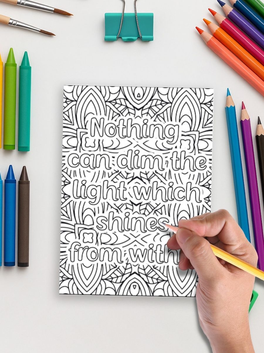 Motivational Mandalas – 25 Empowering Quote Designs 5 Motivational Mandalas – 25 Empowering Quote Designs - Image 5