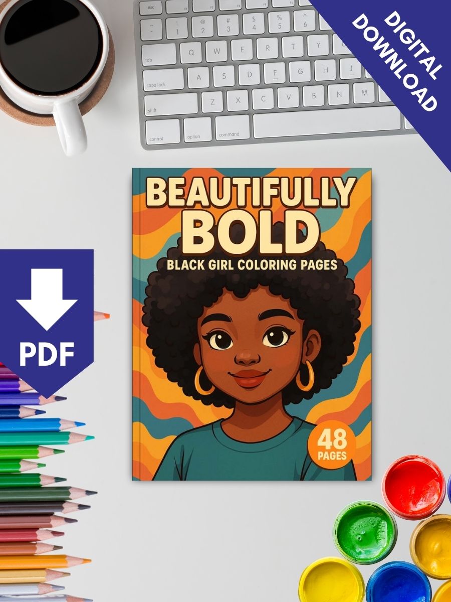 Beautifully Bold – 48 Black Girl Coloring Pages 2 Beautifully Bold – 48 Black Girl Coloring Pages - Image 2