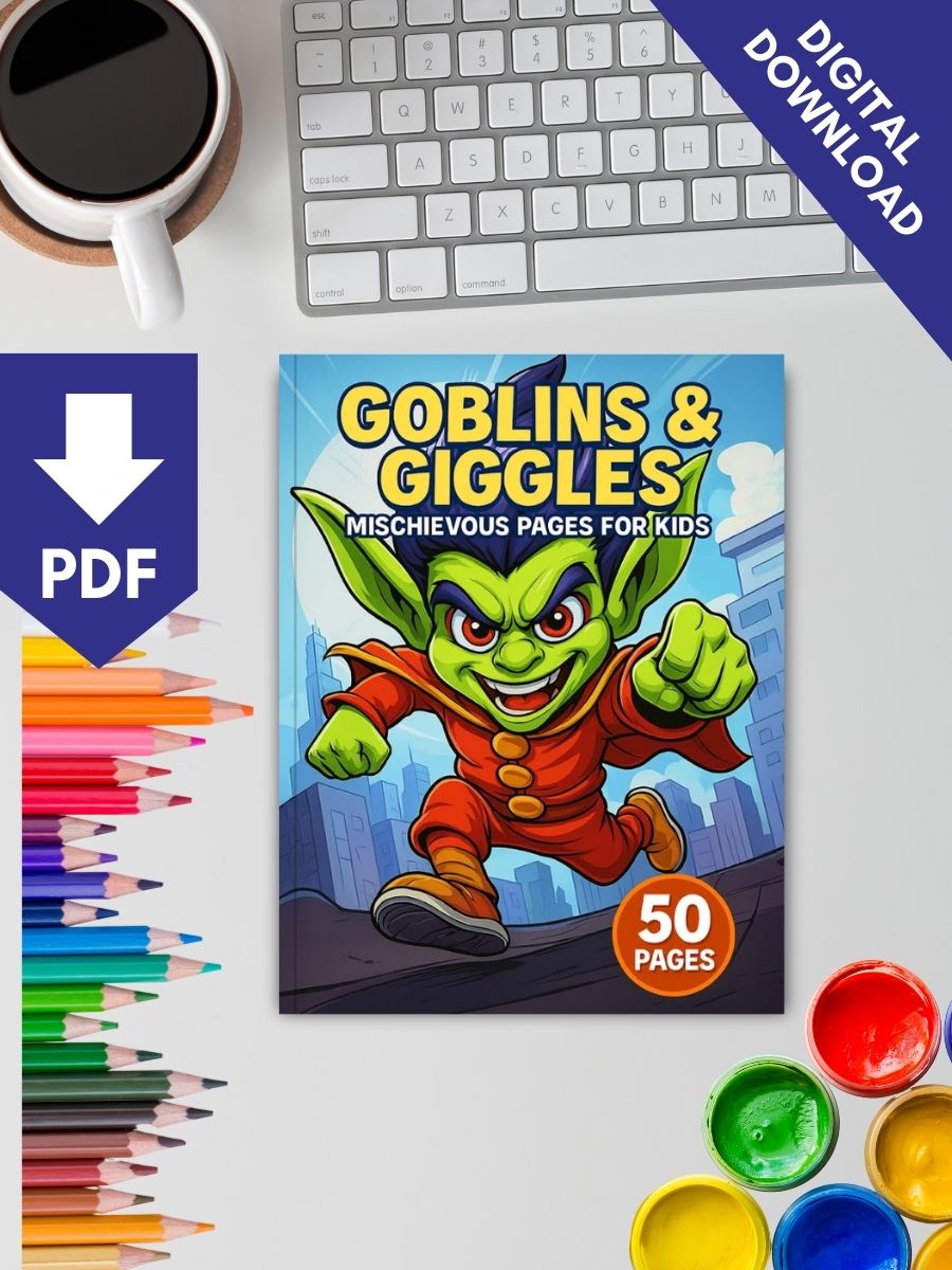 Goblins & Giggles – 50 Mischievous Pages for Kids 2 Goblins & Giggles – 50 Mischievous Pages for Kids - Image 2
