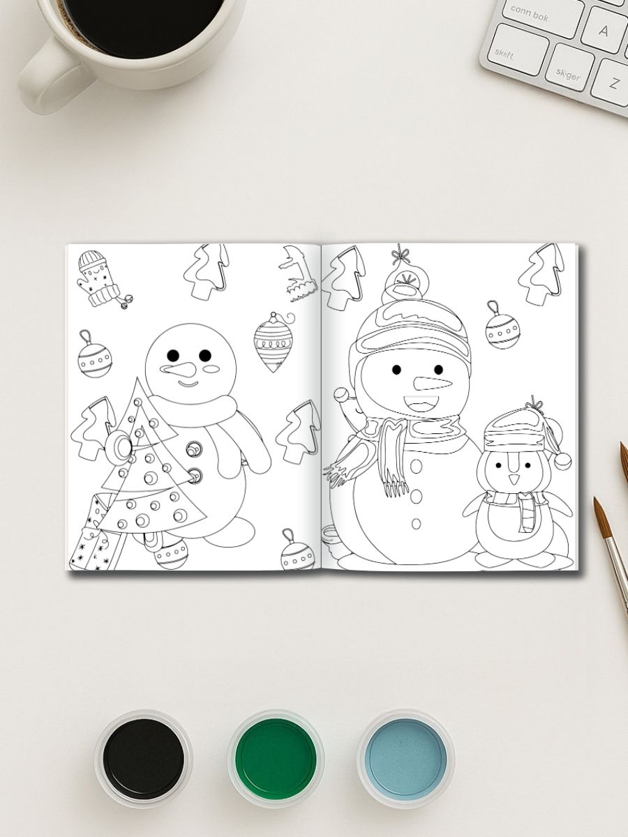 Cozy Winter Moments – 30 Kids Winter Coloring Pages 3 Cozy Winter Moments – 30 Kids Winter Coloring Pages - Image 3