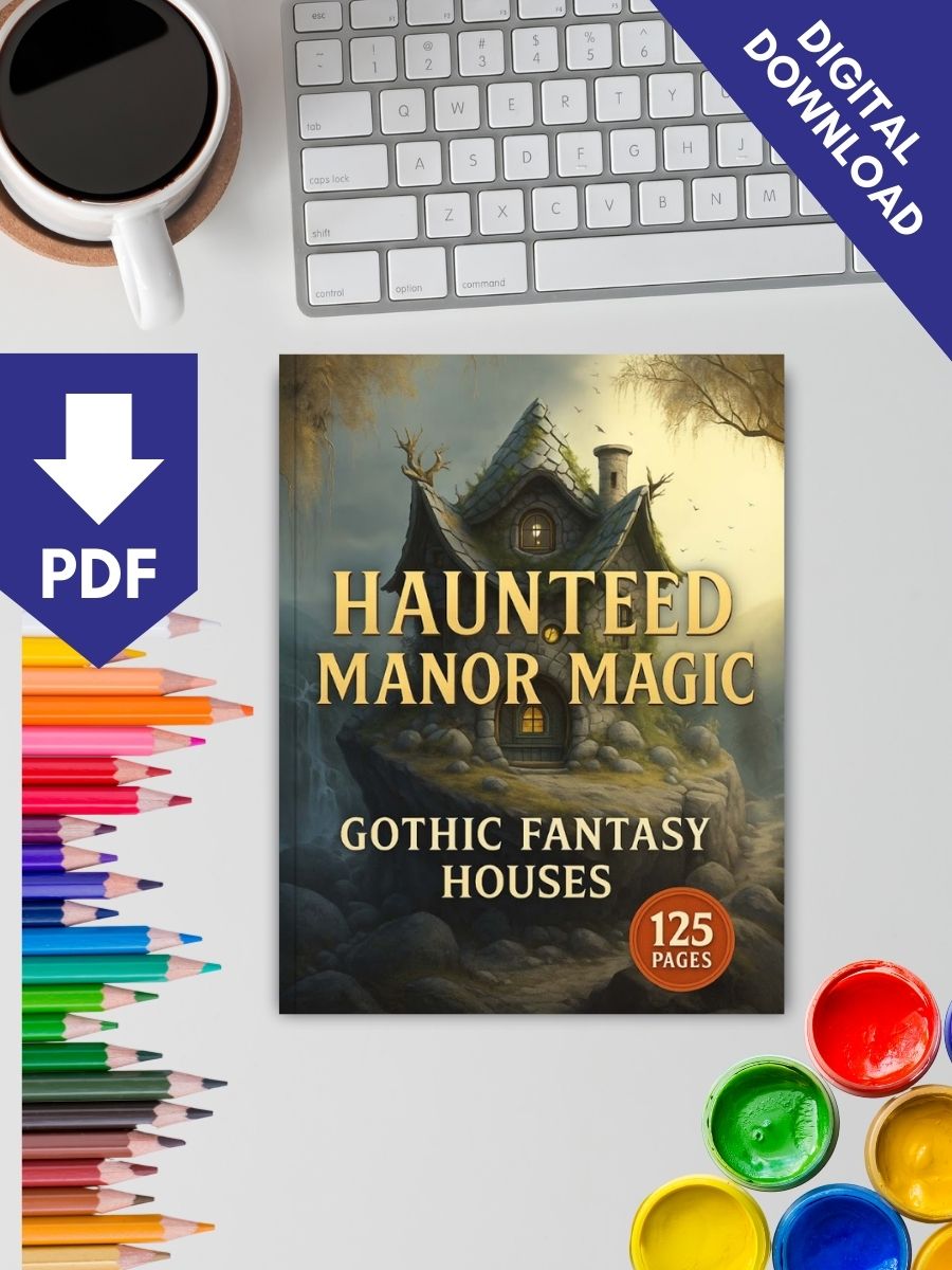 Haunted Manor Magic – 125 Gothic Fantasy Houses 2 Haunted Manor Magic – 125 Gothic Fantasy Houses - Image 2