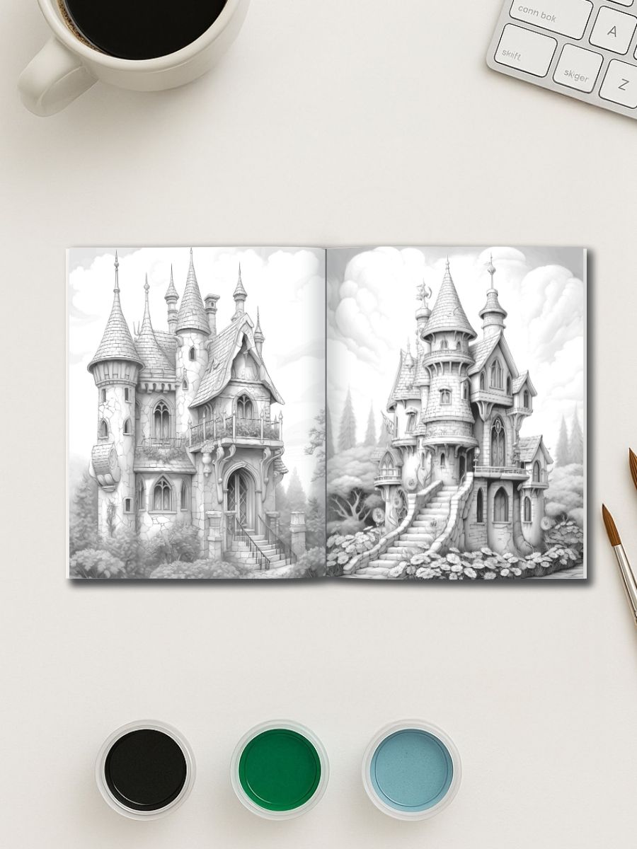 Haunted Manor Magic – 125 Gothic Fantasy Houses 3 Haunted Manor Magic – 125 Gothic Fantasy Houses - Image 3