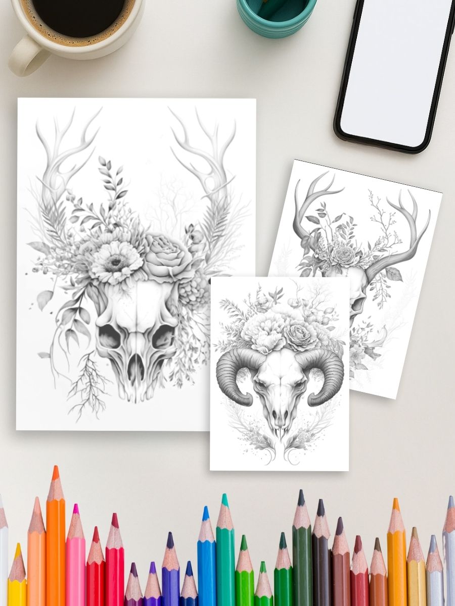 Skrulls in Bloom – 25 Floral Skrull Designs 4 Skrulls in Bloom – 25 Floral Skrull Designs - Image 4