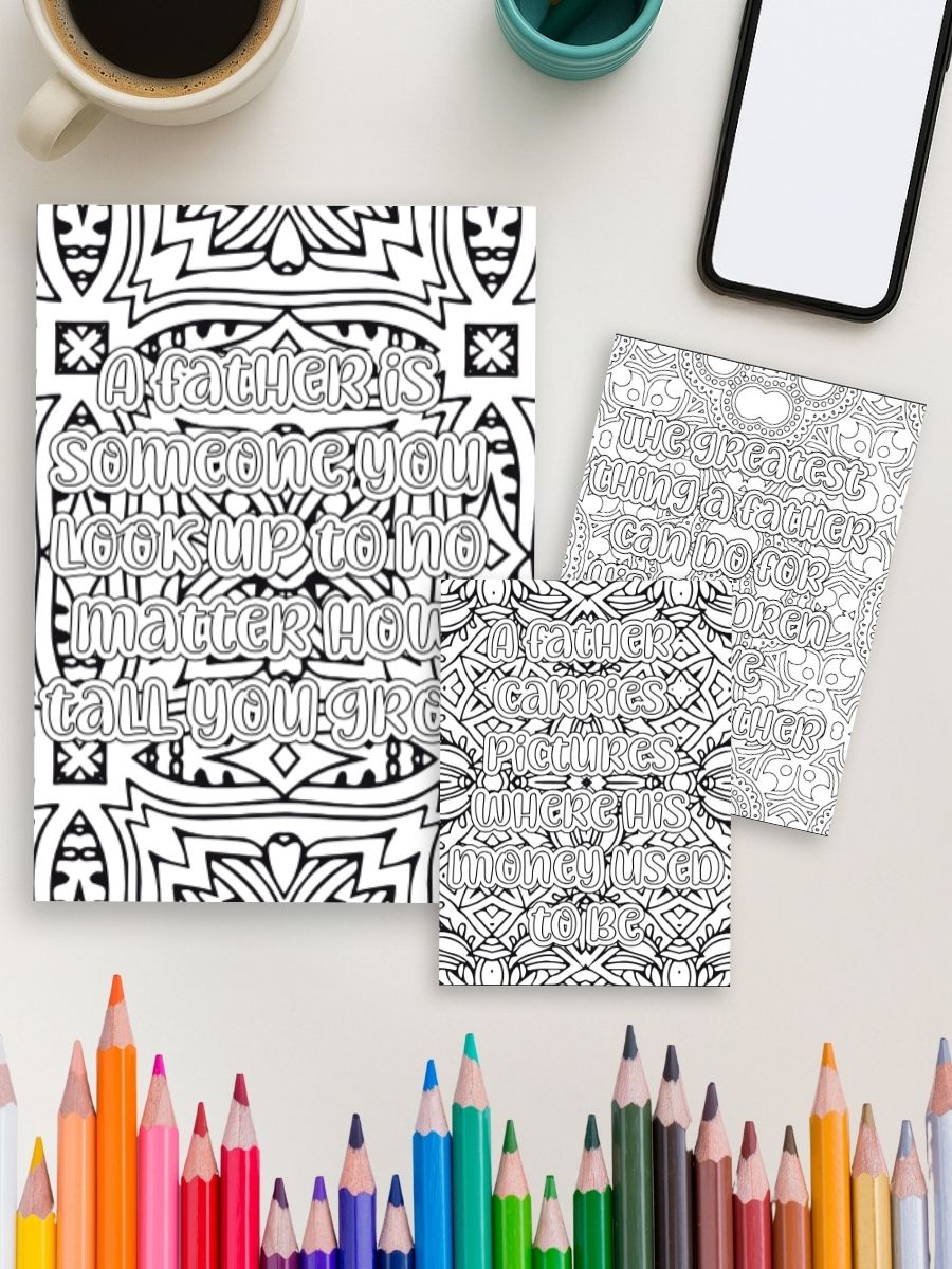 Dad, You’re the Best – 25 Father’s Day Quote Pages 4 Dad, You’re the Best – 25 Father’s Day Quote Pages - Image 4