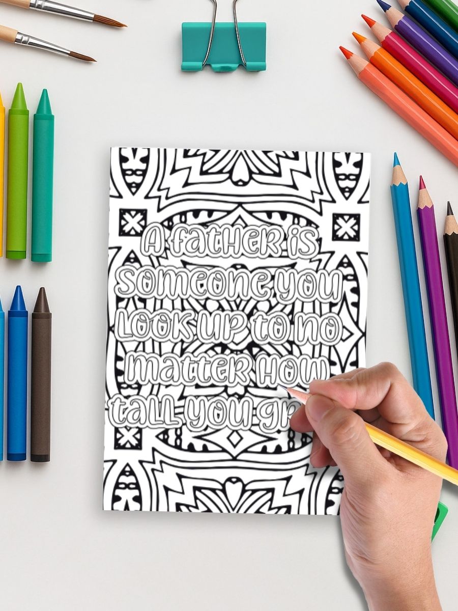 Dad, You’re the Best – 25 Father’s Day Quote Pages 5 Dad, You’re the Best – 25 Father’s Day Quote Pages - Image 5