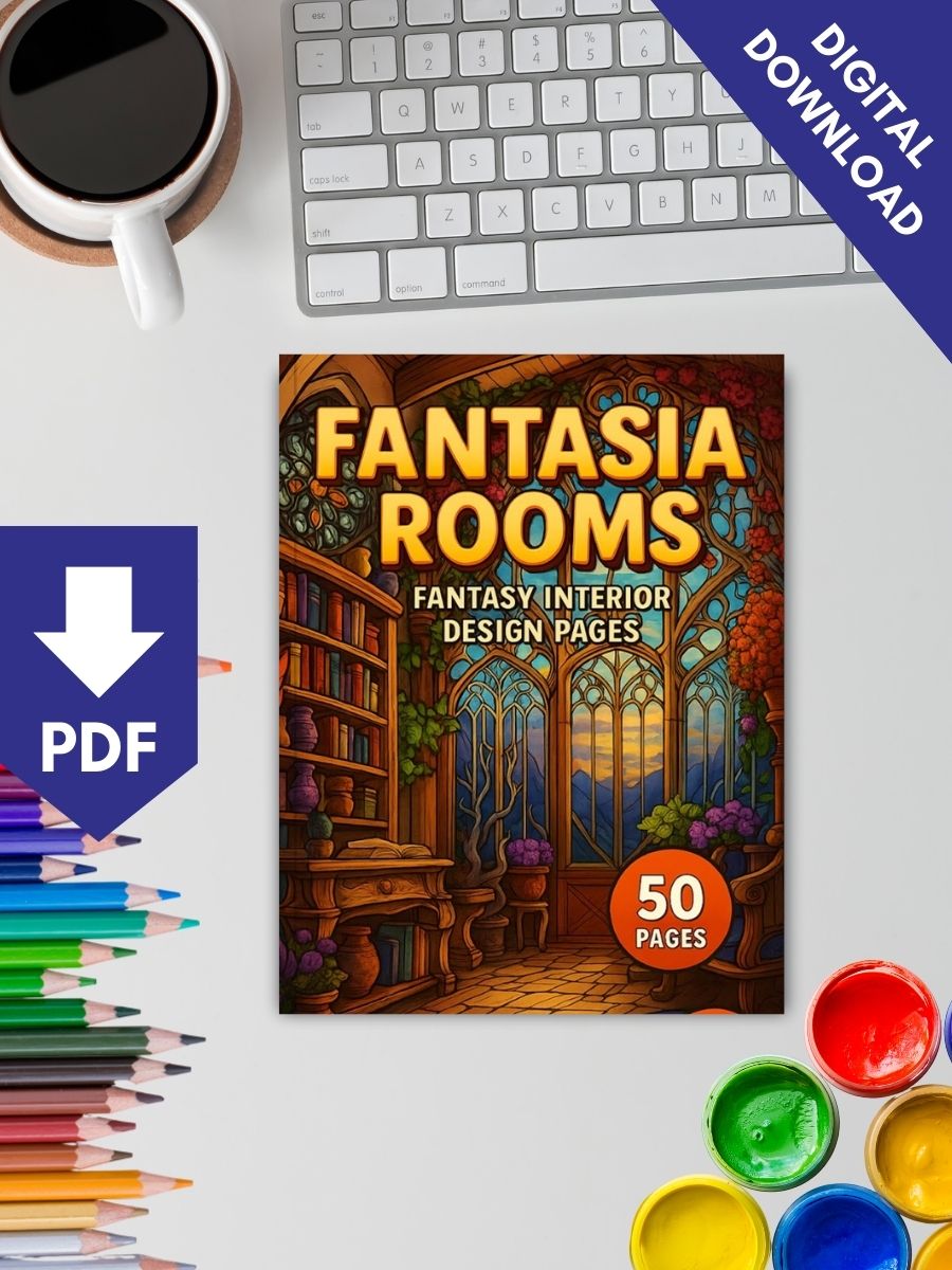 Fantasia Rooms – 50 Fantasy Interior Design Pages 2 Fantasia Rooms – 50 Fantasy Interior Design Pages - Image 2