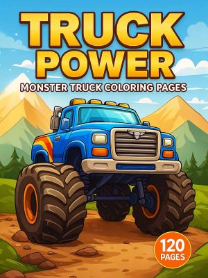Coloring Pages for Kids 8 Truck Power – 120 Monster Truck Coloring Pages