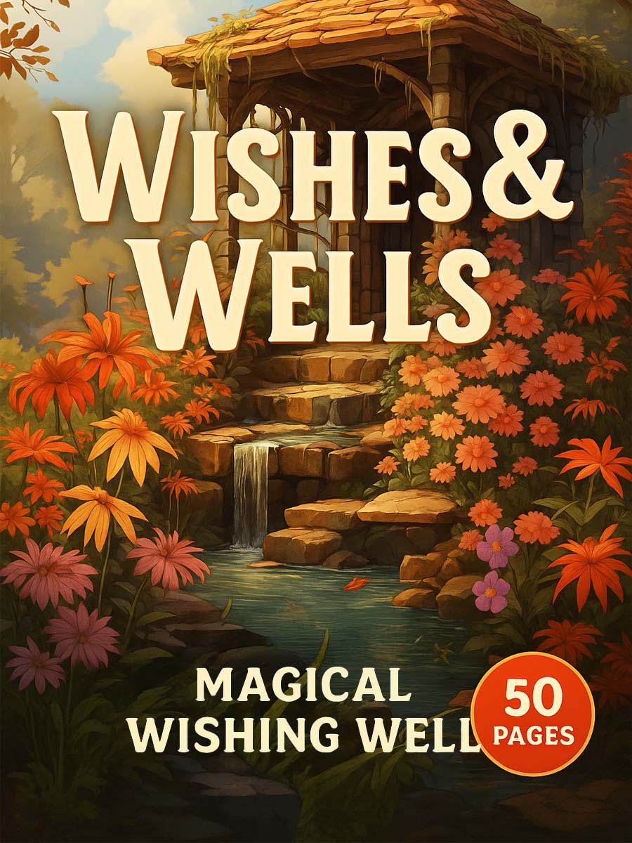 Wishes & Wells – 50 Magical Wishing Well Pages 1 Wishes & Wells – 50 Magical Wishing Well Pages