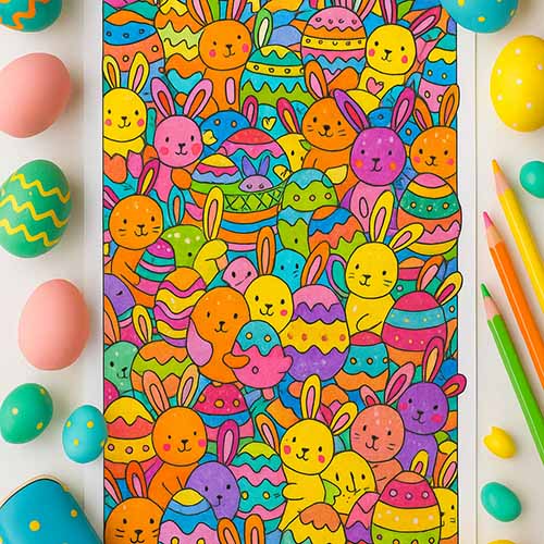easter coloring page