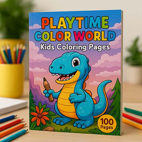 printed coloring book